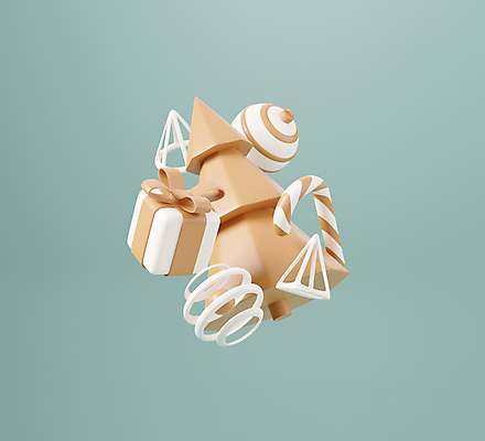 포토 JPG 해외이미지 나무 크리스마스장식 크리스마스 선물 사람없음 3D 민트색 베이지색 지팡이장식 해외포토 식물 기념일 컬러 장식 디지털합성 파일형식 이미지허브