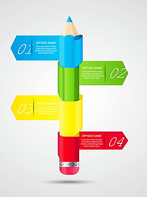 JPG 해외이미지 디자인 일러스트 비즈니스 사람없음 그래픽 숫자 연필 자료 인포그래픽 엘리먼트 해외일러스트 문자 학용품 필기구 파일형식 이미지허브