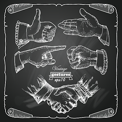 JPG 해외이미지 손 일러스트 악수 손짓 신체부위 주먹 가리킴 최고 손내밀기 해외일러스트 모션 사람 파일형식 이미지허브