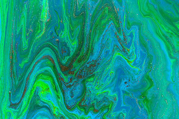 포토 JPG 해외이미지 물결 파도 백그라운드 패턴 추상 사람없음 초록색 파란색 페인트 흐름 액체 인쇄 질감 형광등 정맥 강렬 해외포토 바다 컬러 컨셉 무늬 전등 혈관 파일형식 이미지허브