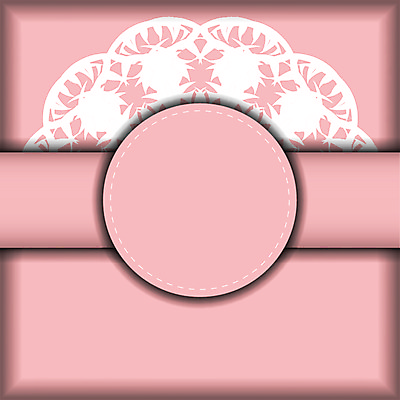 포토 JPG 해외이미지 문양 분홍색 프레임 사람없음 원형 화려 고급 빅토리아 카피스페이스 해외일러스트 도형 컬러 컨셉 공백 파일형식 이미지허브