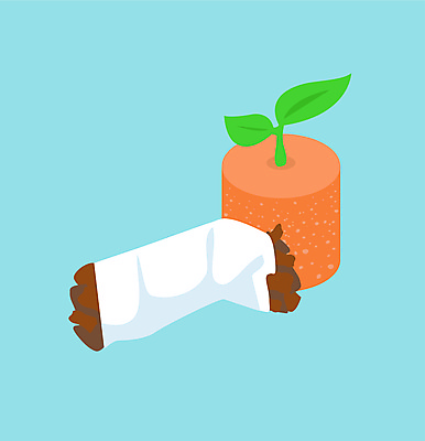 포토 JPG 해외이미지 식물 하늘색 담배 사람없음 새싹 흙 금연 담배꽁초 해외포토 캠페인 파란색 사회이슈 파일형식 이미지허브