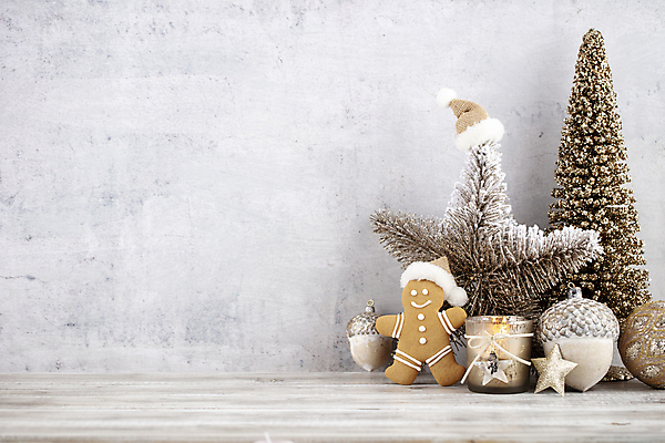 포토 JPG 해외이미지 별 크리스마스 크리스마스용품 실내 사람없음 크리스마스트리 미니어처 오브젝트 도토리 향초 별모형 진저맨 진저쿠키 카피스페이스 해외포토 자연요소 기념일 초 내부 모형 쿠키 공백 견과류 용품 파일형식 이미지허브