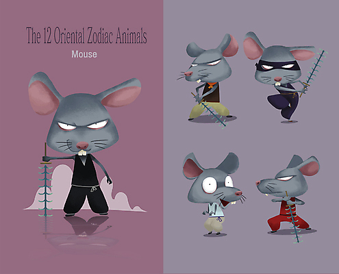 캐릭터 응시 무기 동물캐릭터 여러마리 일러스트 가면 들기 사람없음 손들기 보라색 십이지신 운세 무도 칼 연기 쥐띠 쥐 십이지신캐릭터 복면 한발서기 월간캐릭터 일러캐릭터 AI파일 동물 시선 스포츠 컬러 다수 모션 서기 설치류 파일형식 벡터