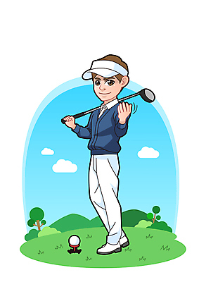 전신 나무 구름 응시 남자 골프 일러스트 골프장 필드 골프공 한명 서기 들기 손짓 성인 골프채 골퍼 골프웨어 썬캡 골프티 도발 성인남자한명만 골프캐릭터 월간캐릭터 일러캐릭터 AI파일 자연요소 식물 캐릭터 모자_잡화 1 시선 옷 공 스포츠시설 모션 운동선수 골프용품 사람 구기 남자한명만 성인남자만 파일형식 벡터
