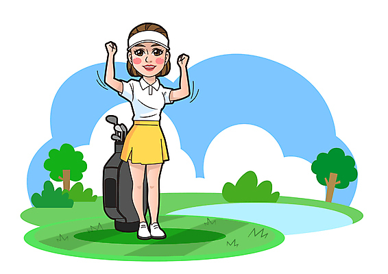 전신 나무 구름 여자 호수 골프 일러스트 응원 골프장 필드 한명 서기 성인 파이팅 주먹 골프채 골퍼 골프가방 골프웨어 썬캡 성인여자한명만 골프캐릭터 월간캐릭터 일러캐릭터 AI파일 자연요소 식물 캐릭터 모자_잡화 1 옷 가방 스포츠시설 모션 운동선수 골프용품 사람 구기 여자한명만 성인여자만 파일형식 벡터