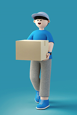 전신 PSD 편집 편집이미지 모자 남자 하늘색 3D캐릭터 직업캐릭터 한명 들기 성인 3D 걷기 운송업 택배기사 배달원 배송 디지털합성 택배 택배상자 아르바이트 성인남자한명만 편집소스 월간캐릭터 제이크 편집3D 직업 캐릭터 1 잡화 산업 모션 사람 파란색 상자 남자한명만 성인남자만 파일형식