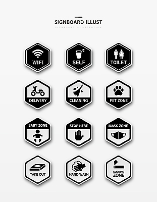 일러스트 안내 사람모양 담배 마스크 사람없음 세트 검은색 오토바이 흰색 아기 표지판 정지 빗자루 청소 물컵 배송 화장실 와이파이 손모양 테이크아웃 육각형 손씻기 개발바닥 그만 마스크착용 셀프 안내표지판 흡연구역 국내일러스트 AI파일 모양 도형 컬러 모션 알림판 사람 컵 바이크 씻기 청소도구 사회이슈 무선인터넷 발바닥 구역 파일형식 벡터 손_신체부위