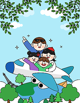 나무 구름 여자 남자 딸 아들 지구 어린이 해외여행 일러스트 가족 하늘 엄마 휴식 나뭇잎 가족여행 비행기 윙크 소녀 소년 여러명 상반신 성인 선글라스 만세 가리킴 아빠 승차 에펠탑 피라미드 국내일러스트 AI파일 자연요소 식물 해외 건축물 안경 여행 다수 컨셉 잎 관계 항공교통 모션 대중교통 표정 사람 손짓 파리 랜드마크 파일형식 벡터