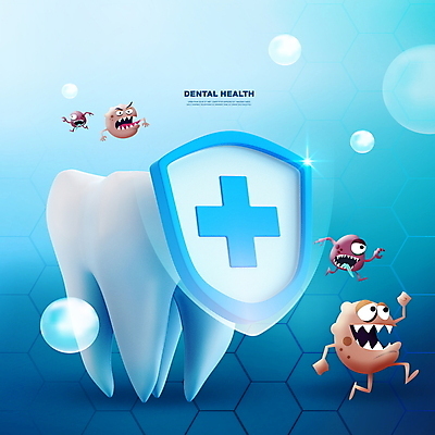 PSD 편집이미지 사람없음 파란색 수비 치아 보호 방패 박테리아 방패모양 십자모양 충치균 치아건강 이미지편집 모양 컬러 컨셉 의학 모션 건강 소화기관 십자 충치 파일형식