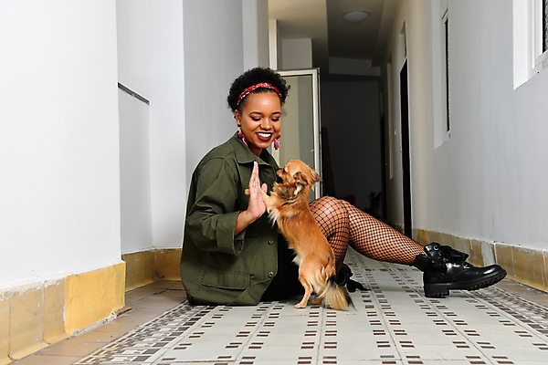 포토 JPG 해외이미지 드레스 창문 청소년 양말 바닥 주택 부츠 실내 한명 미소 앉기 건물 반려동물 햇빛 뷰티 계단 맑음 귀걸이 검은색 기댐 재킷 머리띠 개 큼 시원함 보석 미녀 해외포토 동물 1 건축물 옷 컬러 신발 장신구 포유류 모션 날씨 표정 사람 내부 태양 외투 크기 광석 미인 파일형식 이미지허브