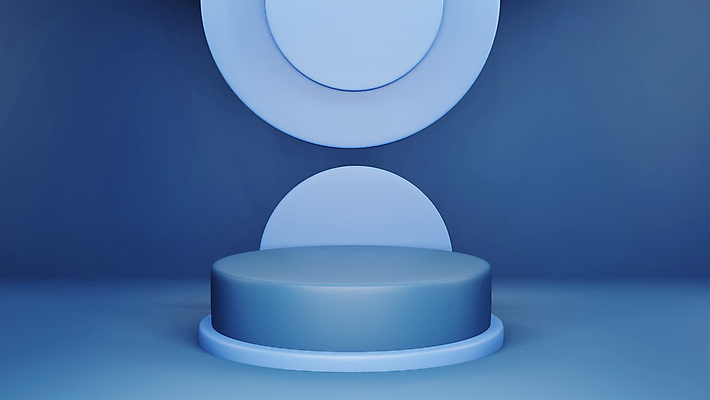 JPG 해외이미지 일러스트 사람없음 파란색 3D 원형 심플 단상 해외일러스트 해외포토 포토 도형 컬러 디지털합성 파일형식 이미지허브