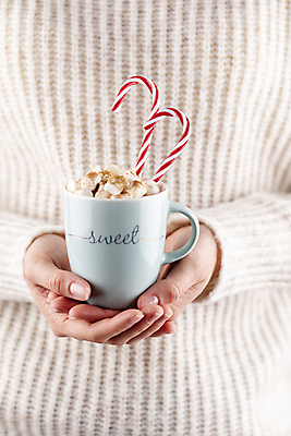 포토 JPG 해외이미지 손 여자 크리스마스 크리스마스용품 실내 한명 들기 상반신 성인 앞모습 코코아 지팡이사탕 성인여자한명만 해외포토 1 기념일 음료 뷰포인트 모션 사탕 사람 내부 신체부위 용품 여자한명만 성인여자만 파일형식 이미지허브