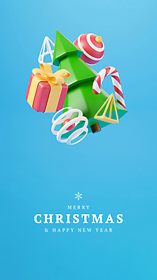 포토 JPG 해외이미지 나무 디자인 하늘색 크리스마스장식 크리스마스 사람없음 선물상자 크리스마스트리 3D 장식볼 오브젝트 지팡이장식 해외포토 식물 기념일 선물 장식 파란색 상자 디지털합성 파일형식 이미지허브