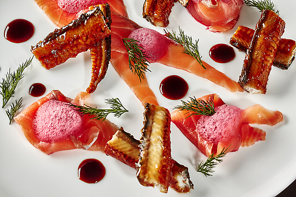 포토 JPG 해외이미지 근접촬영 사람없음 장어 간장 소금 훈제 연어회 훈제요리 해외포토 음식 뷰포인트 어류 생선회 양념 연어 파일형식 이미지허브