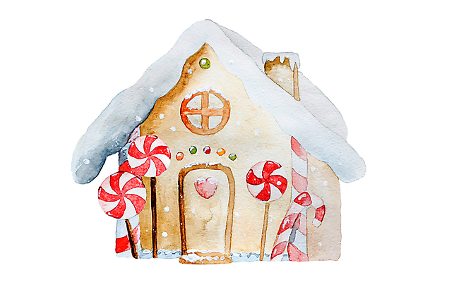 JPG 해외이미지 디자인 크리스마스 겨울 미술 사람없음 쿠키 과자집 해외일러스트 계절 기념일 문화예술 디저트 파일형식 이미지허브