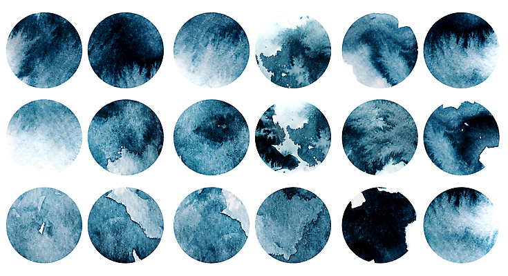 포토 JPG 해외이미지 일러스트 사람없음 파란색 세트 얼룩 원형 엘리먼트 해외일러스트 도형 컬러 파일형식 이미지허브