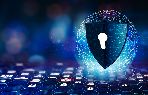 JPG 해외이미지 백그라운드 일러스트 자물쇠 사람없음 파란색 디지털 보호 사이버 보안 개인정보 방패모양 홀로그램 해외일러스트 모양 컬러 컨셉 안전 정보 방패 파일형식 이미지허브