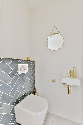 포토 JPG 해외이미지 실내 사람없음 인테리어 깨끗함 거울 세면대 화장실 변기 해외포토 디자인 컨셉 내부 파일형식 이미지허브