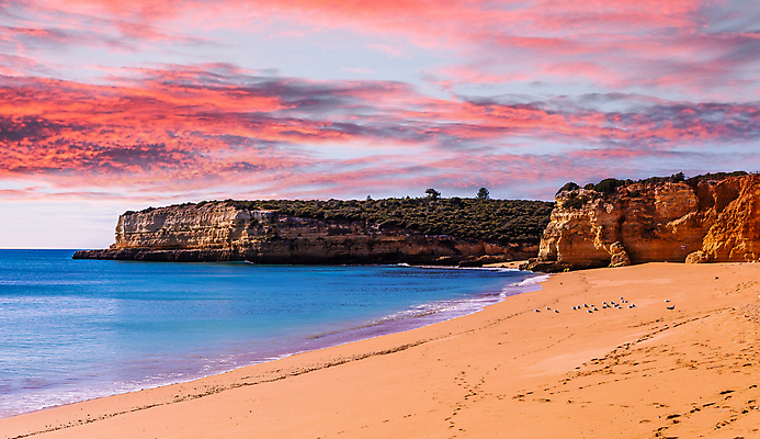 포토 JPG 해외이미지 모래 바다 여행 사람없음 일몰 절벽 포르투갈 해외포토 유럽 노을 파일형식 이미지허브