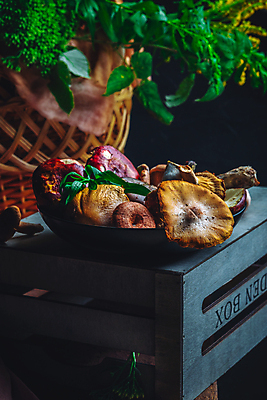 포토 JPG 해외이미지 계절 음식 백그라운드 잎 다이어트 재료 자연 탁자 건강 요리 사람없음 목재 장식 빨간색 초록색 컬러풀 갈색 바구니 식당 식사 버섯 침묵 수확 흰색 시골 신선 칼 숲 자르기 먹기 오브젝트 유기농 질감 날것 레시피 내추럴 그물버섯 식용 맛있는 해외포토 나무 식물 웰빙 컬러 가구 농업 모션 상점 소리 생태계 파일형식 이미지허브