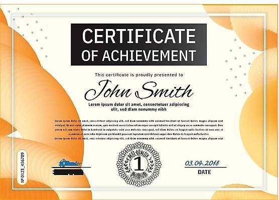 EPS 해외이미지 일러스트 사각프레임 타이포그라피 사람없음 노란색 점 상패 임명장 상장프레임 해외일러스트 문자 컬러 프레임 사각형 상_우승 파일형식 벡터 이미지허브