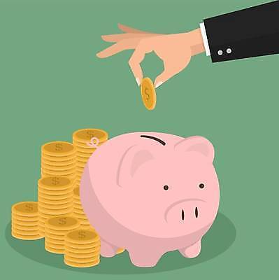 EPS 해외이미지 손 일러스트 들기 신체부위 초록색 달러 동전 저축 돼지저금통 투자 동전탑 해외일러스트 컬러 돈 비즈니스 모션 사람 금융 쌓기 저금통 파일형식 벡터 이미지허브