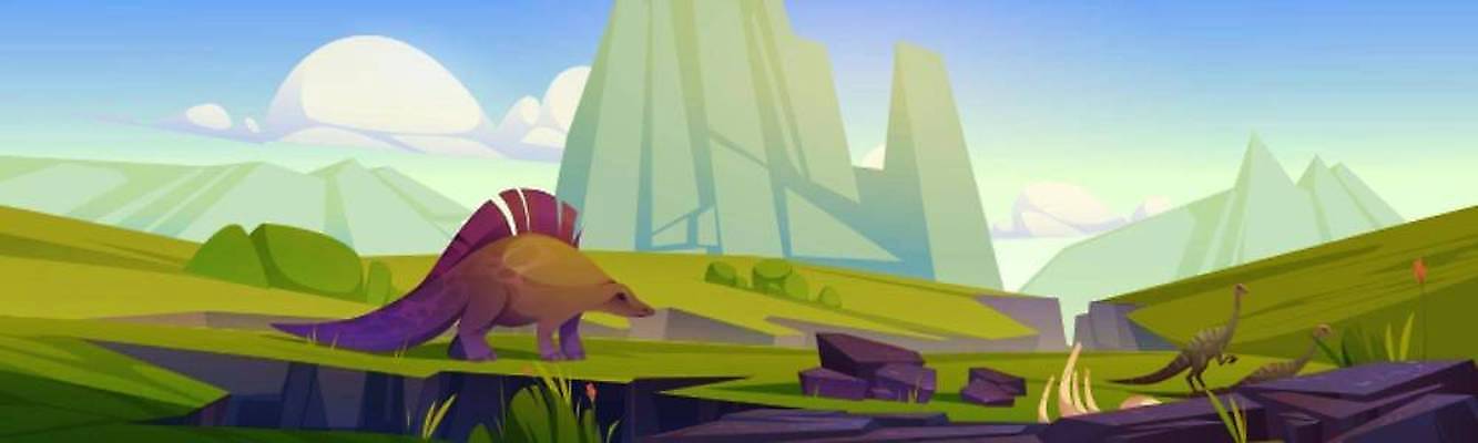 EPS 해외이미지 나무 동물 구름 꽃 지구 백그라운드 컨셉 일러스트 파충류 자연 산 뼈 풍경 초록색 여름 골짜기 계곡 바위 균열 만화 땅 공룡 장면 멸종 선사시대 기간 땅바닥 지진 쥬라기 해외일러스트 자연요소 식물 계절 컬러 모션 바닥 돌_바위 역사 자연재해 생태계 파일형식 벡터 이미지허브