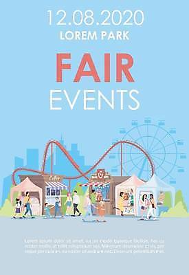 EPS 해외이미지 전신 커플 여자 남자 포스터 어린이 하늘색 일러스트 이벤트 소년 팜플렛 여러명 성인 친구 걷기 손잡기 축제 놀이공원 대관람차 노점 롤러코스터 해외일러스트 다수 관계 모션 사람 파란색 상점 테마파크 놀이기구 파일형식 벡터 이미지허브