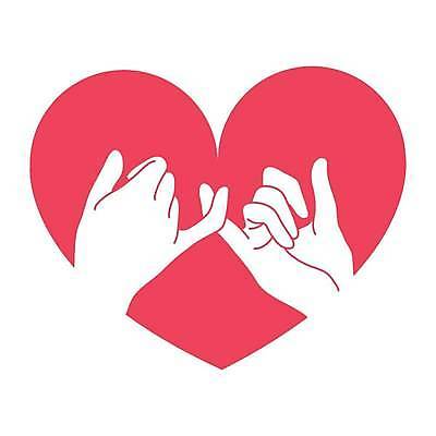 EPS 해외이미지 손 커플 분홍색 일러스트 사랑 손짓 신체부위 하트 약속 새끼손가락 해외일러스트 모양 감정 컬러 관계 모션 사람 파일형식 벡터 이미지허브