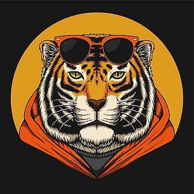 EPS 해외이미지 동물 캐릭터 디자인 안경 얼굴 야생동물 스포츠 셔츠 일러스트 자연 동물원 미술 성인 그래픽 장식 선글라스 파티 머리 유행 고양이 힘 재킷 수확 호랑이 인쇄 위험 시원함 만화 문신 심볼 그림 질감 복고 코믹 육식동물 80대 깡패 고립 마스코트 스타일 해외일러스트 일러캐릭터 잡화 노년 컨셉 상의 농업 포유류 문화예술 사람 이벤트 신체부위 반려동물 외투 생태계 파일형식 벡터 이미지허브