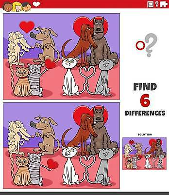 EPS 해외이미지 커플 여자 남자 어린이 여러마리 일러스트 놀이 사랑 들기 소년 상반신 세명 고양이 물음표 하트 개 강아지 찾기 틀린그림찾기 어린이만 해외일러스트 모양 기호 감정 다수 포유류 관계 모션 사람 반려동물 파일형식 벡터 이미지허브