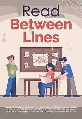 EPS 해외이미지 전신 여자 남자 포스터 종이 생각 의자 일러스트 탁자 알림판 서기 앉기 팜플렛 성인 세명 갈색 거미줄 읽기 고민 검사_조사 문서 해결 탐정 찾기 성인만 해외일러스트 감정 컬러 가구 모션 사람 파일형식 벡터 이미지허브