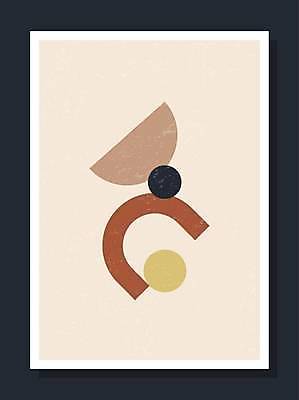 EPS 해외이미지 디자인 백그라운드 무늬 일러스트 추상 사람없음 원형 그림 아치 베이지색 미니멀 해외일러스트 도형 컬러 파일형식 벡터 이미지허브