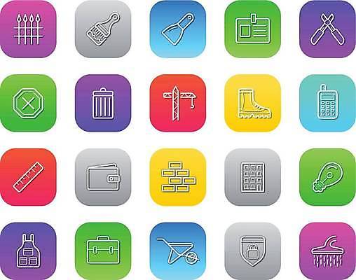 EPS 해외이미지 일러스트 전구 벽돌 주택 건물 물 세트 컬러풀 픽토그램 고층빌딩 목욕 장비 욕실 수확 도구 붓 클래식 수리 떨어짐 헬멧 수집 심볼 기중기 싱크대 사인 윤곽 화가 배지 기어 공학 건축업자 고립 배관공 변기통 송곳 업그레이드 엘리먼트 활자 공급 힙스터 미니멀 해외일러스트 자연요소 직업 건축물 교육 패션 건축 컬러 컨셉 농업 빌딩 청결 중장비 보호장비 개수대 활자판 파일형식 벡터 이미지허브