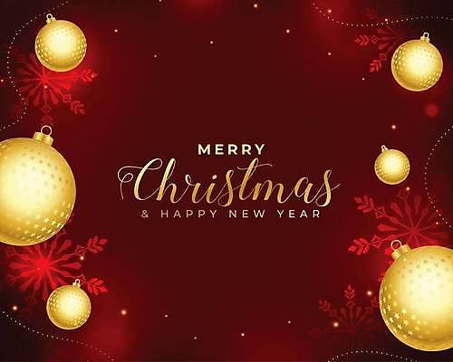 EPS 해외이미지 배너 백그라운드 크리스마스 겨울 일러스트 눈꽃 이벤트 사람없음 반짝임 장식볼 오너먼트 카피스페이스 버건디 해외일러스트 계절 기념일 크리스마스장식 모션 눈_날씨 장식 빨간색 공백 파일형식 벡터 이미지허브