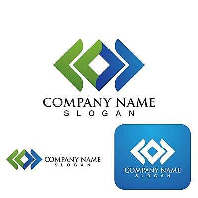 EPS 해외이미지 디자인 일러스트 비즈니스 사람없음 초록색 파란색 심볼 엘리먼트 브랜딩 해외일러스트 컬러 파일형식 벡터 이미지허브