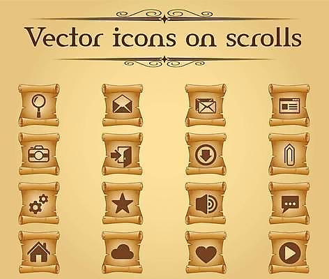 EPS 해외이미지 화살표 별 말풍선 일러스트 돋보기 사람없음 세트 갈색 문 카메라 하트 빈티지 메시지 이메일 볼륨 두루마리 심볼 톱니바퀴 클립 클라우드서비스 인터넷창 스크롤 양피지 플레이 집모양 해외일러스트 자연요소 모양 컬러 컨셉 인터넷 전자제품 서비스 파일형식 벡터 이미지허브