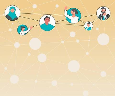 EPS 해외이미지 여자 남자 백그라운드 일러스트 프레임 여러명 성인 네트워크 성인만 카피스페이스 해외일러스트 다수 사람 공백 파일형식 벡터 이미지허브