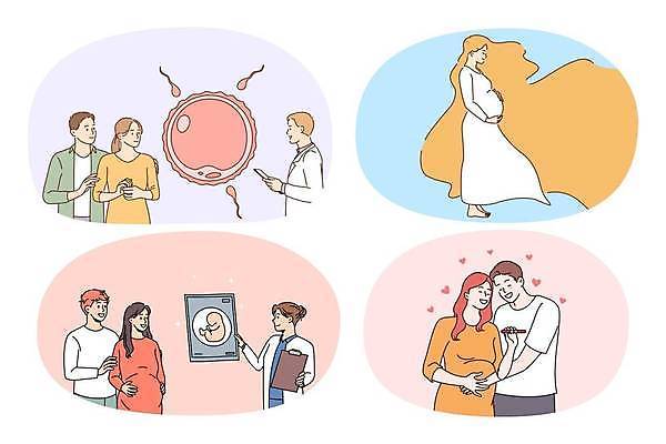 EPS 해외이미지 캐릭터 커플 행복 어린이 컨셉 일러스트 가족 관계 엄마 함께함 건강 사랑 사람 치료 세트 부모 약 임산부 임신 인포그래픽 아기 신생아 출산 아빠 계획 만화 수집 보따리 그림 태교 윤곽 돌봄 해외일러스트 일러캐릭터 감정 의학 모션 파일형식 벡터 이미지허브