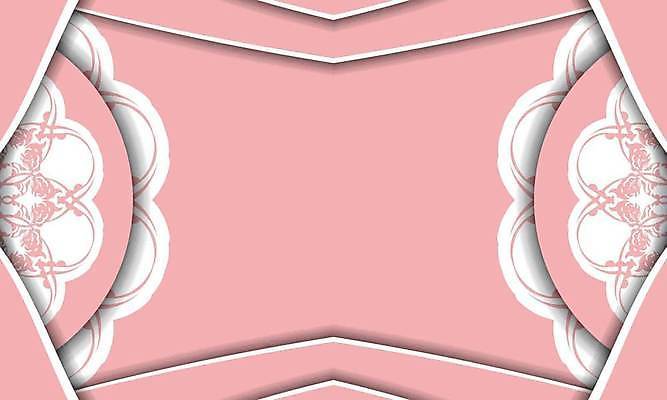 EPS 해외이미지 문양 분홍색 일러스트 프레임 사람없음 화려 고급 빅토리아 카피스페이스 해외일러스트 레이스천 컬러 컨셉 공백 직물 파일형식 벡터 이미지허브