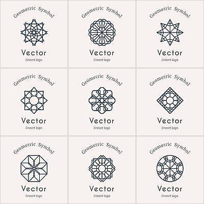 EPS 해외이미지 디자인 일러스트 추상 사람없음 세트 오리엔탈 심볼 만다라 해외일러스트 무늬 파일형식 벡터 이미지허브