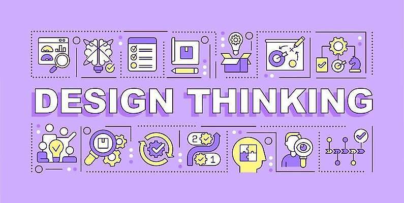 EPS 해외이미지 디자인 선 백그라운드 컨셉 생각 일러스트 회사 비즈니스 아이디어 타이포그라피 사람없음 단어 플랫 개발 방법 해외일러스트 문자 파일형식 벡터 이미지허브