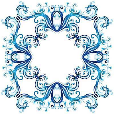 EPS 해외이미지 디자인 백그라운드 겨울 일러스트 프레임 미술 사람없음 파란색 해외일러스트 계절 컬러 문화예술 파일형식 벡터 이미지허브