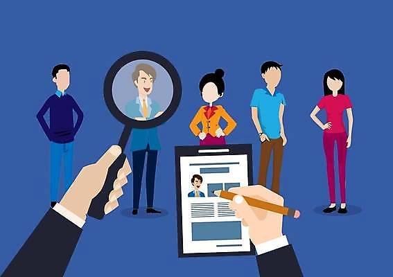 EPS 해외이미지 직업 디자인 컨셉 일러스트 비즈니스 노동자 사람 학습 업무 비즈니스맨 플랫 선택 확대 어플리케이션 계획 대표 종업원 직원 확인 시작 경영자 리더 문서 사냥꾼 이력서 자원 모집 고용 인터페이스 채용 후보 해외일러스트 교육 남자 구직 작업 직장인 파일형식 벡터 이미지허브