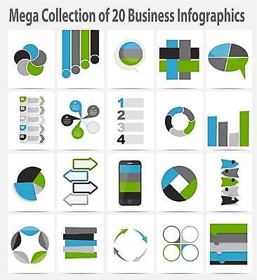 EPS 해외이미지 일러스트 비즈니스 그래프 사람없음 인포그래픽 회색 스마트 해외일러스트 컬러 컨셉 파일형식 벡터 이미지허브