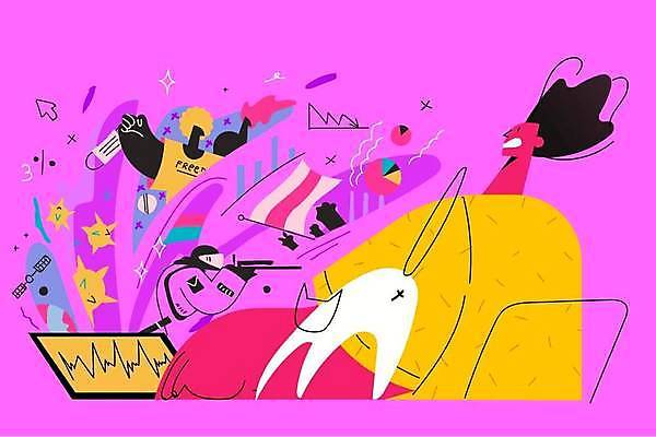 EPS 해외이미지 여자 컨셉 인터넷 일러스트 스트레스 한명 성인 고양이 놀람 정보 뉴스 무서움 불안 공포 긴장 온라인 부정적 성인여자한명만 해외일러스트 1 감정 포유류 표정 사람 반려동물 여자한명만 성인여자만 파일형식 벡터 이미지허브