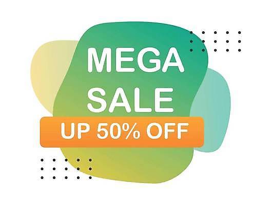 EPS 디자인 일러스트 사람없음 초록색 쇼핑 세일 퍼센트 반값 빅세일 국내일러스트 해외일러스트 컬러 특수기호 파일형식 벡터 이미지허브