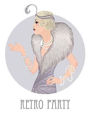 EPS 해외이미지 디자인 드레스 여자 허리손 일러스트 한명 상반신 성인 파티 손들기 회색 빈티지 화려 클래식 복고 스타일 성인여자한명만 해외일러스트 1 옷 컬러 포즈 컨셉 모션 사람 이벤트 여자한명만 성인여자만 파일형식 벡터 이미지허브