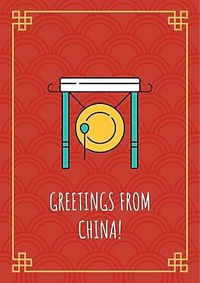 EPS 해외이미지 템플릿 일러스트 중국문화 사람없음 빨간색 징 중국전통 고전악기 해외일러스트 동양문화 전통 악기 컬러 외국문화 타악기 국악기 중국 파일형식 벡터 이미지허브